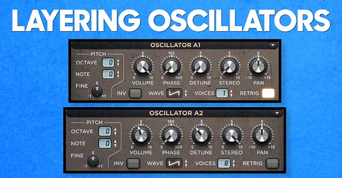 Layering oscillators